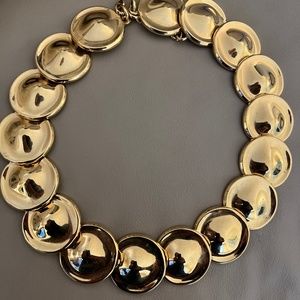 Vintage Monet Gold Tone Necklace